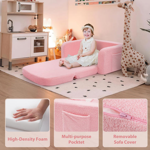 Foryoomi soft toddler chair with high-density foam support