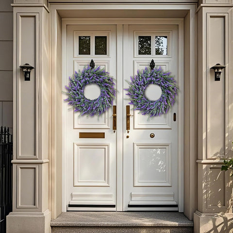 FOTEEWL 24-26 inch diameter wreath displayed as a bold focal point