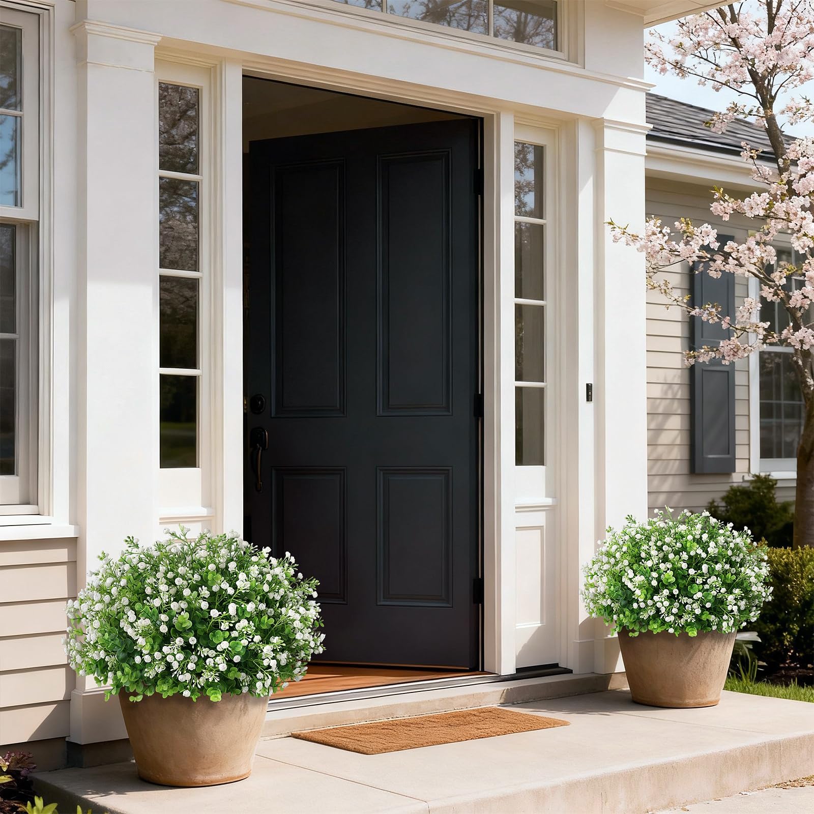 FOTEEWL two-piece set supports symmetrical arrangements.