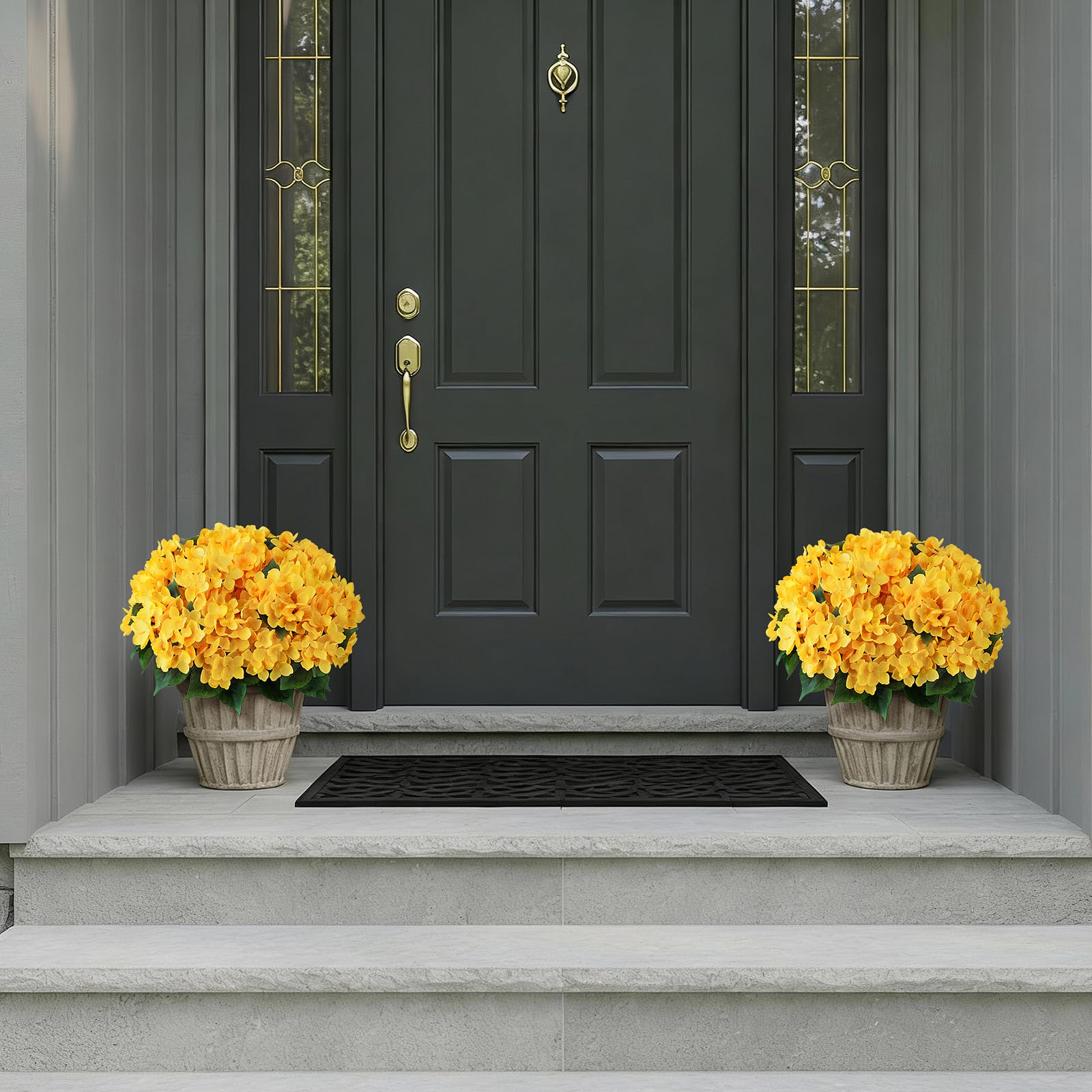FOTEEWL realistic hydrangea texture enhances indoor or outdoor decor.