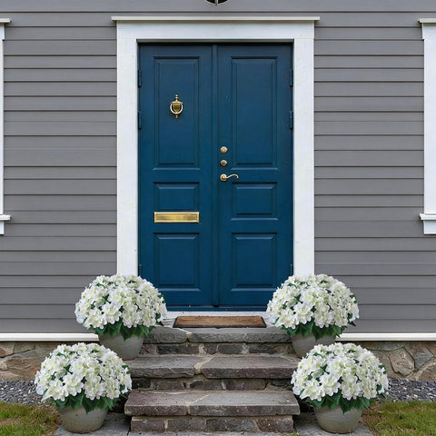 FOTEEWL adjustable stems simplify arranging in vases or planters.