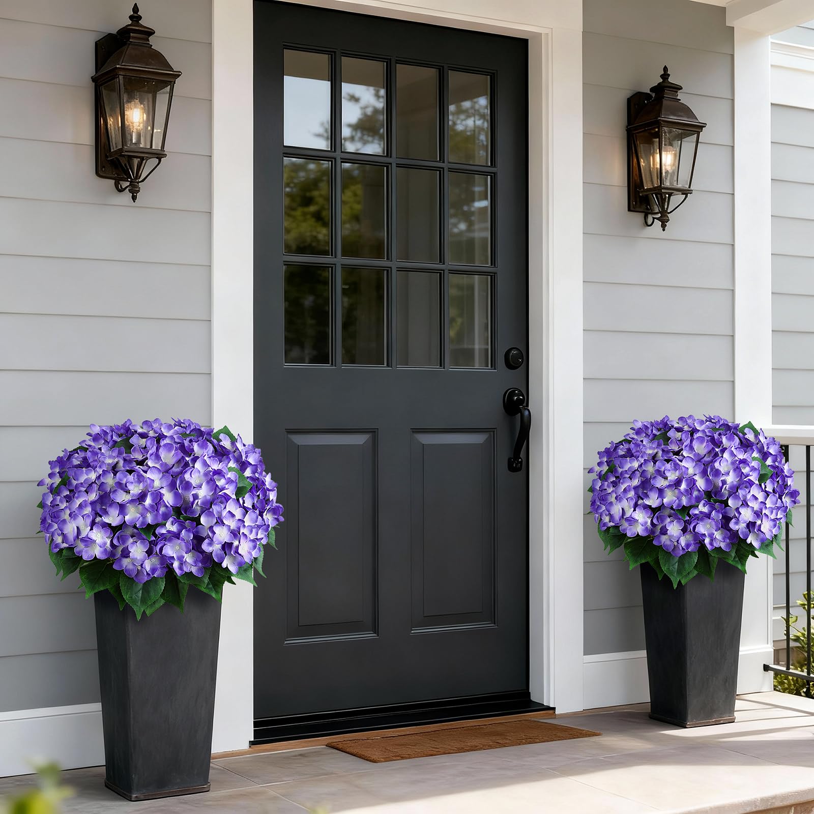 FOTEEWL hydrangea topiary top-down view showing balanced form.