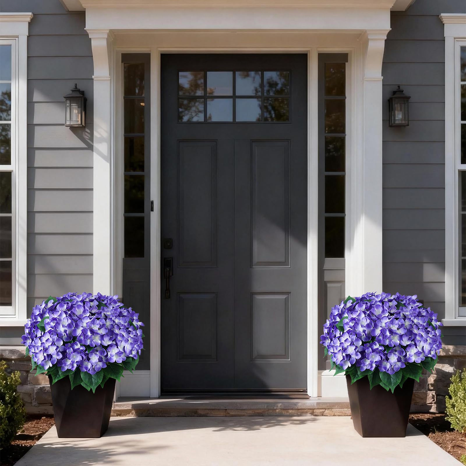 FOTEEWL hydrangea topiary UV-resistant material for outdoor use.