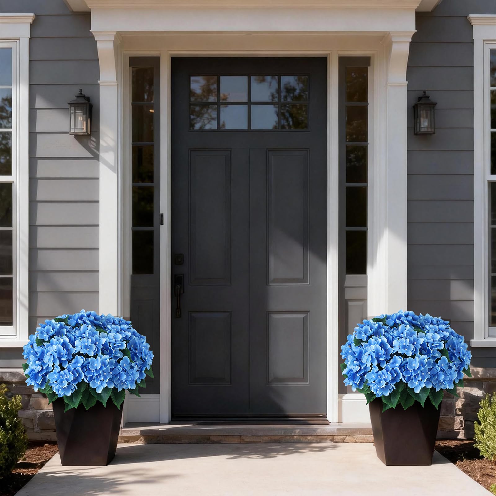 FOTEEWL indoor/outdoor hydrangea topiary ideal for living rooms or patios.