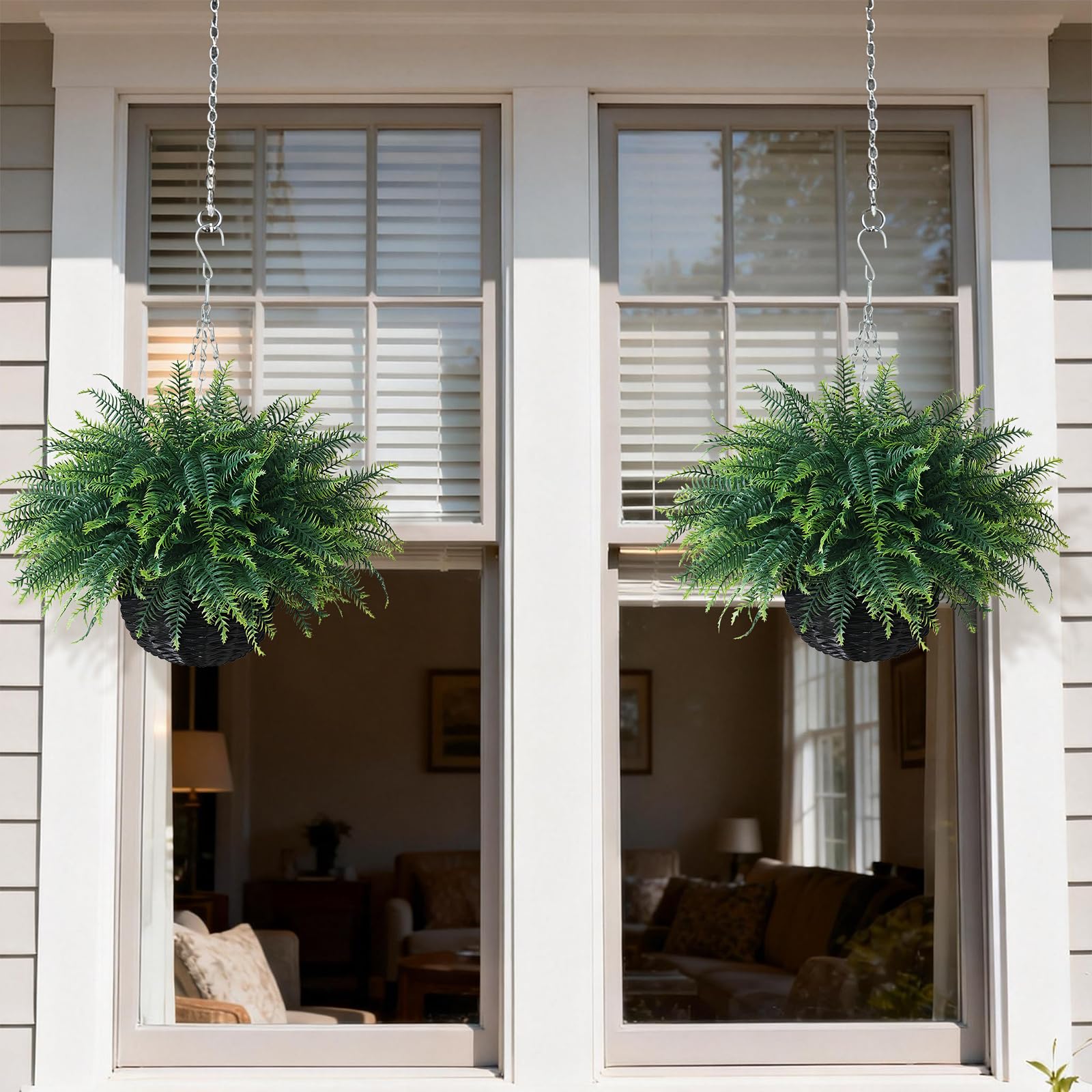 FOTEEWL lifelike greenery texture enhances real-life ambiance instantly