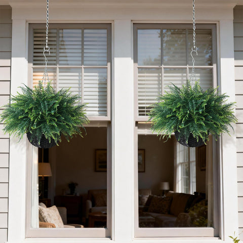 FOTEEWL lifelike greenery texture enhances real-life ambiance instantly
