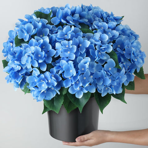 FOTEEWL silk flower heads and leaves resist weather for maintenance-free beauty.