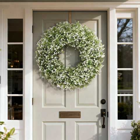 FOTEEWL spring-summer ambiance wreath used indoors or outdoors.