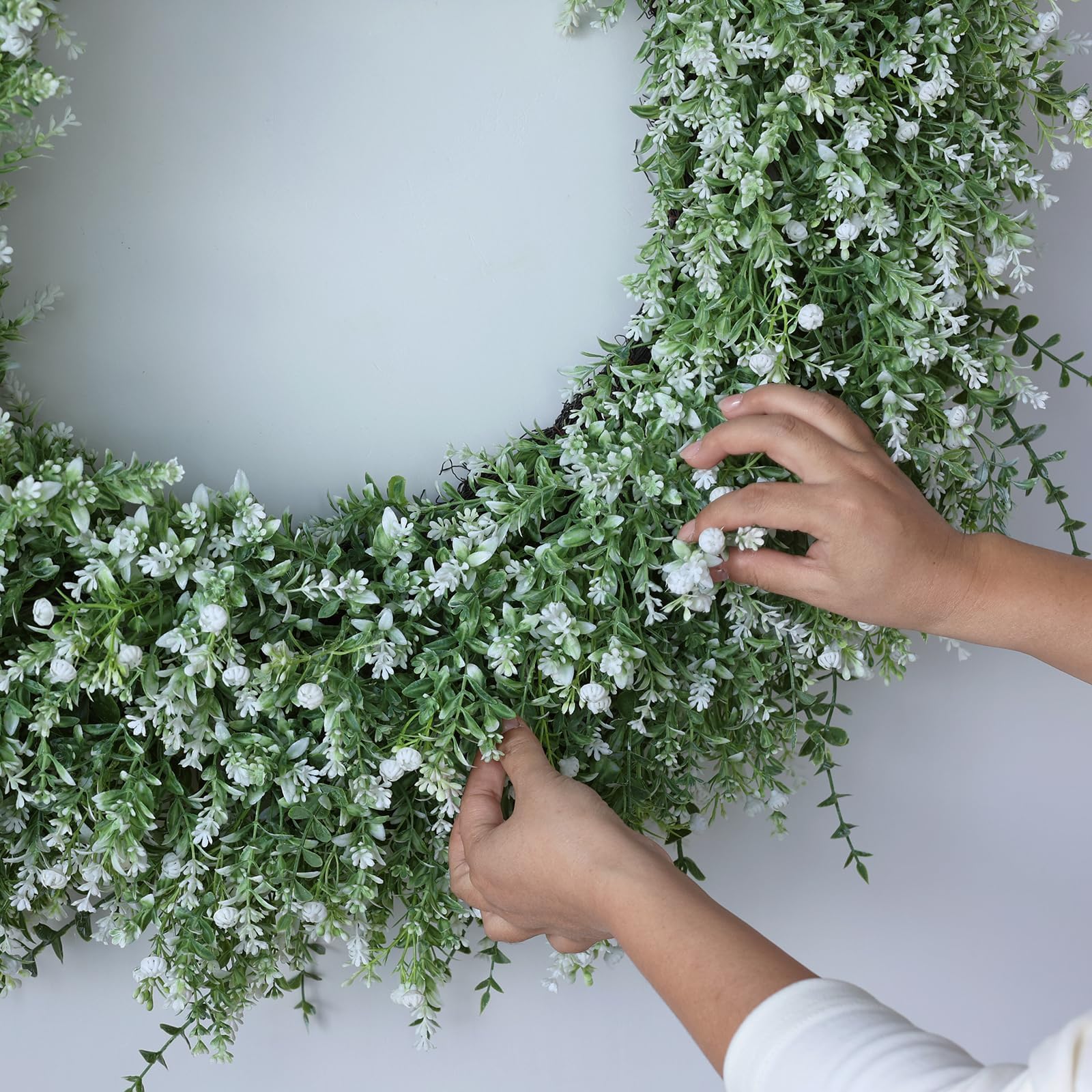 FOTEEWL wreath for front door all seasons living room appeal.