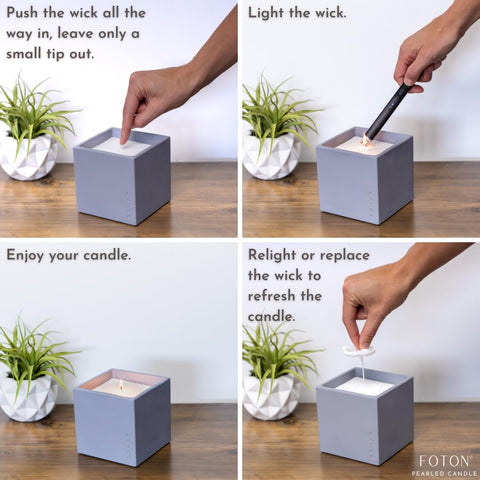 Foton Le Cube 15-wick system enables customizable scent intensity.
