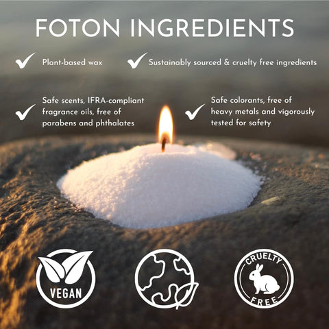 Foton Pearled Candle refillable sand powder for reshaping and refreshing decor