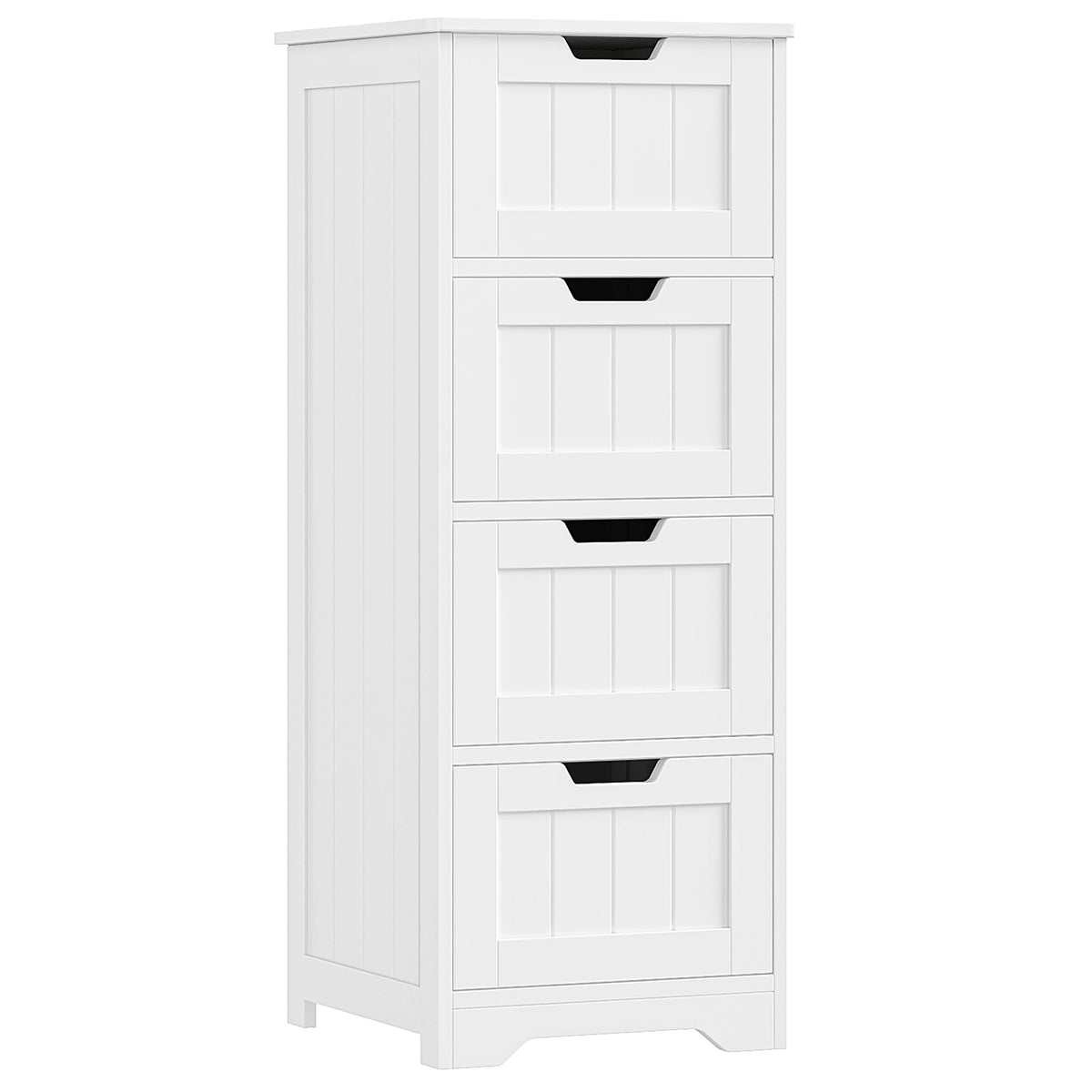 FOTOSOK bathroom storage cabinet with four drawers enhances organization of toiletries