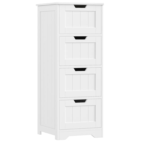 FOTOSOK bathroom storage cabinet with four drawers enhances organization of toiletries