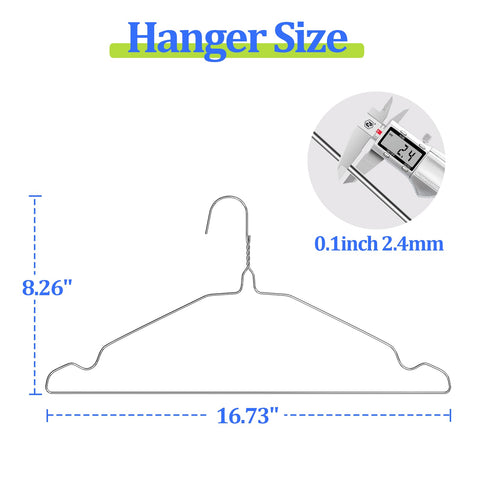 Fotoumgl ultra-thin 17-inch hanger ideal for compact closets and dorms.