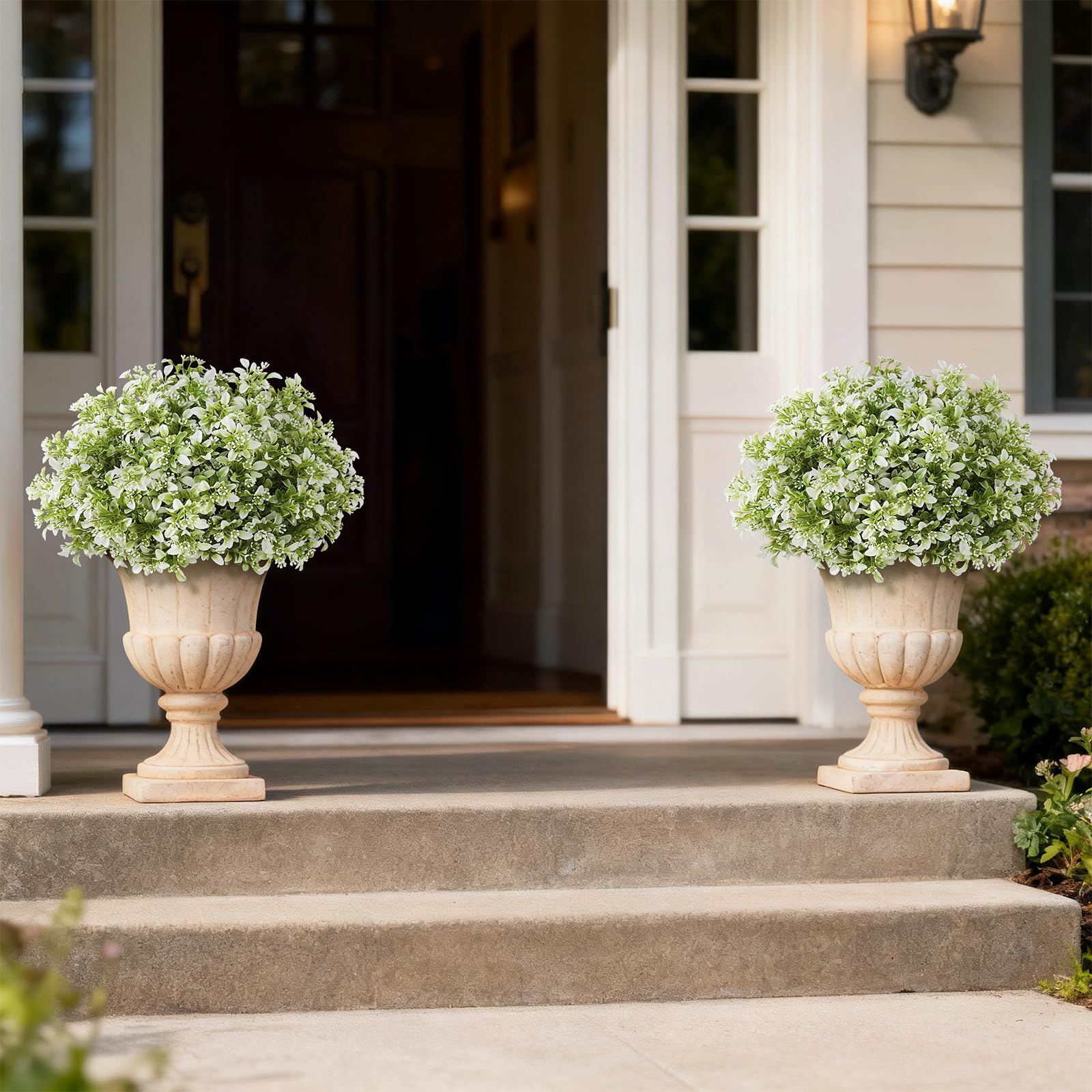 FOTEEWL leaves are flexible; adjust after shipping to restore shape.