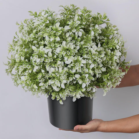 FOTEEWL front-door porch garden decor; indoor-outdoor suitability and instant greenery.
