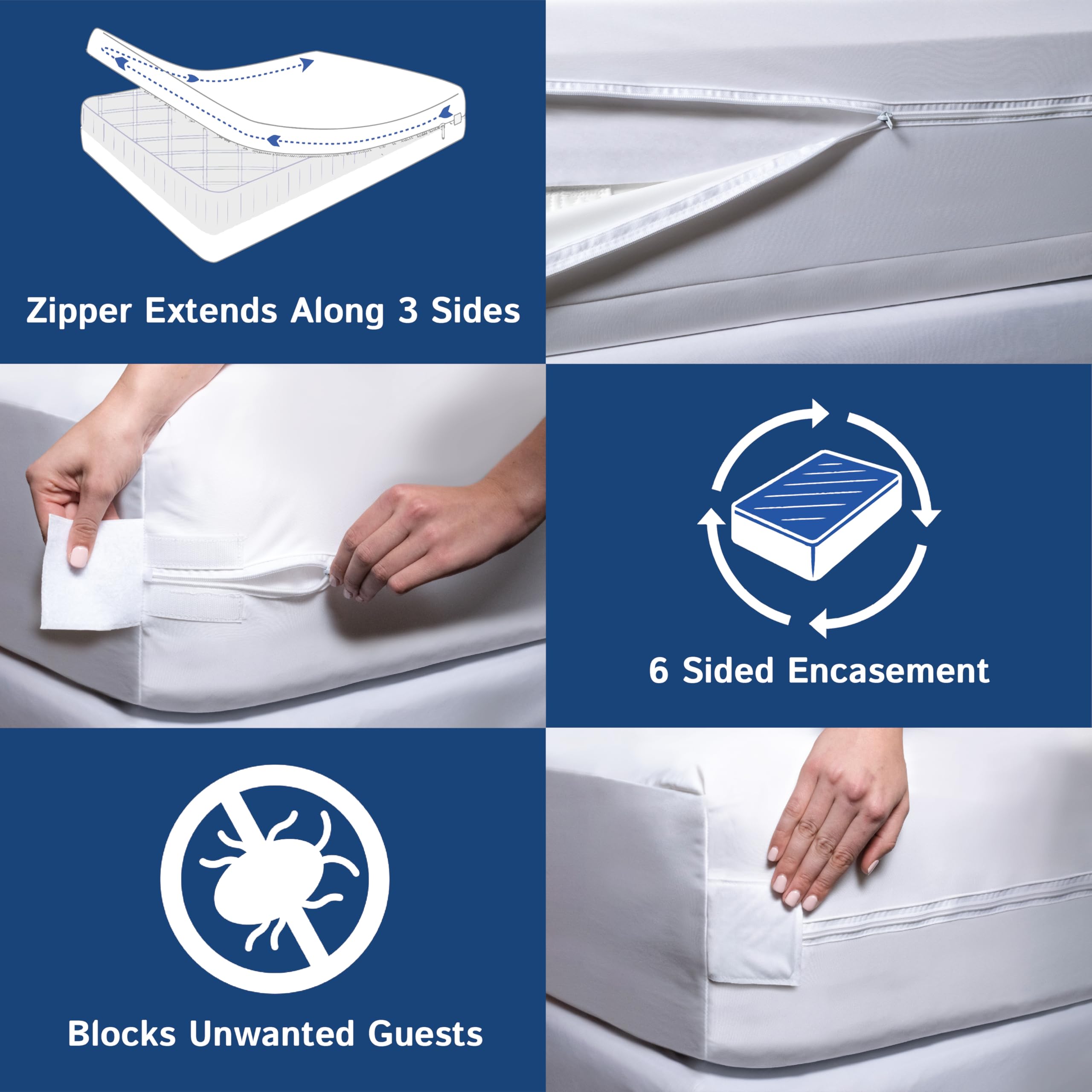 Four Seasons Essentials durable polyester with polyurethane lining plus reinforced zipper seam.