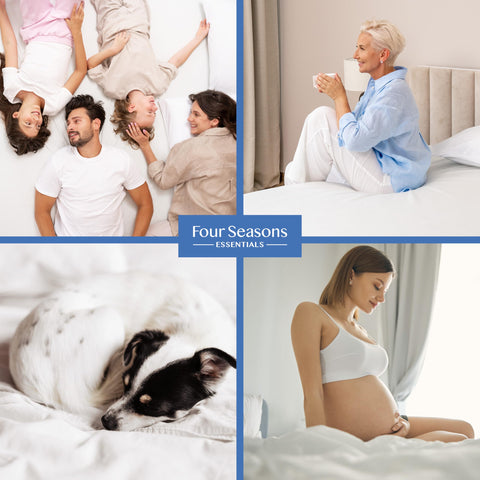 Four Seasons Essentials machine-washable cover for easy care