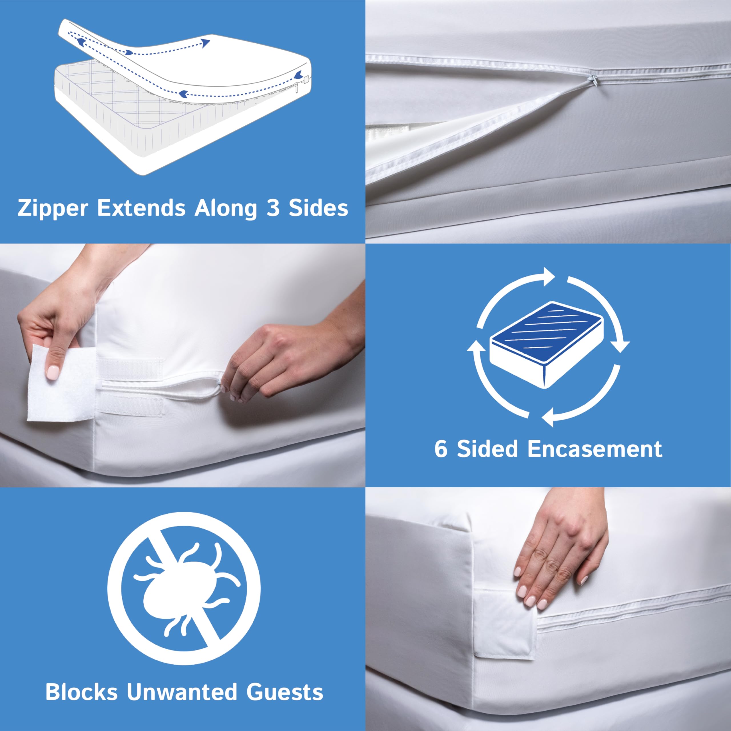 Four Seasons Essentials Sleeper Sofa Protector soft, noiseless fabric for undisturbed sheets.