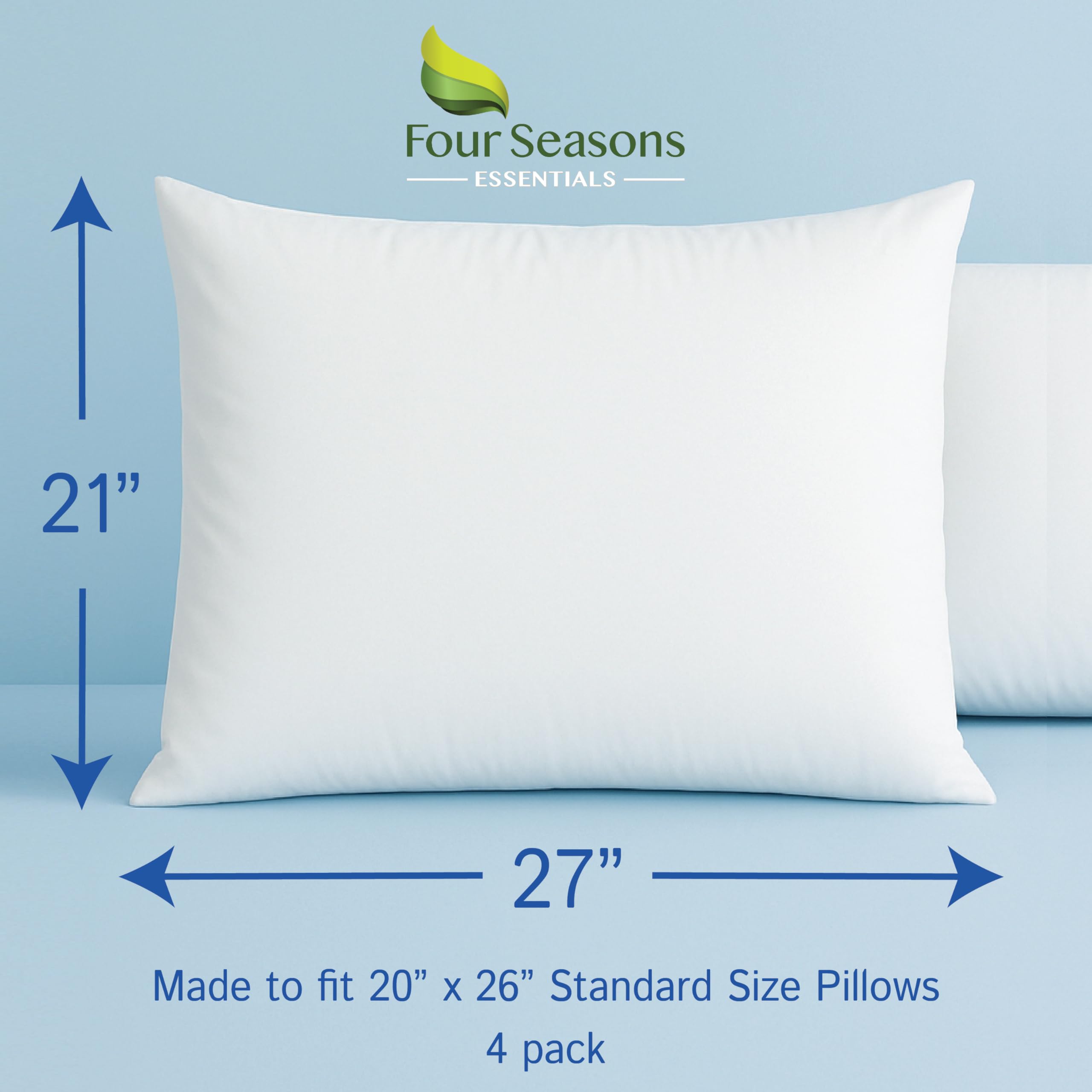 Four Seasons Essentials soft noiseless fabric highlights comfortable, quiet use.