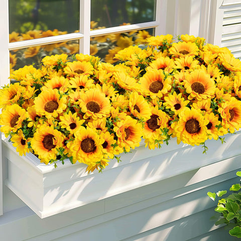 FOUSUKA porch and garden displays come alive with versatile artificial blooms