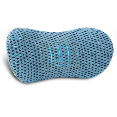 FOUSUPDT Lumbar Pillow with ergonomic design supports the lower back during long drives.