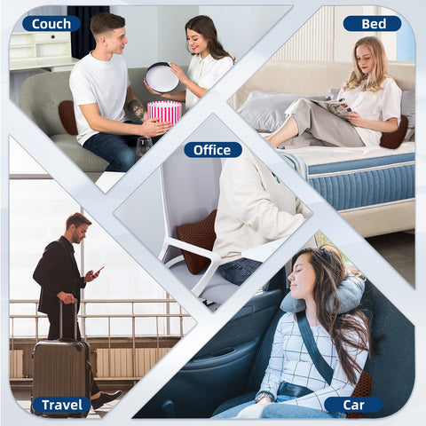 FOUSUPDT Lumbar Pillow office-chair use supports extended work sessions