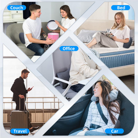 FOUSUPDT lumbar pillow recommended by doctors for ergonomic relief
