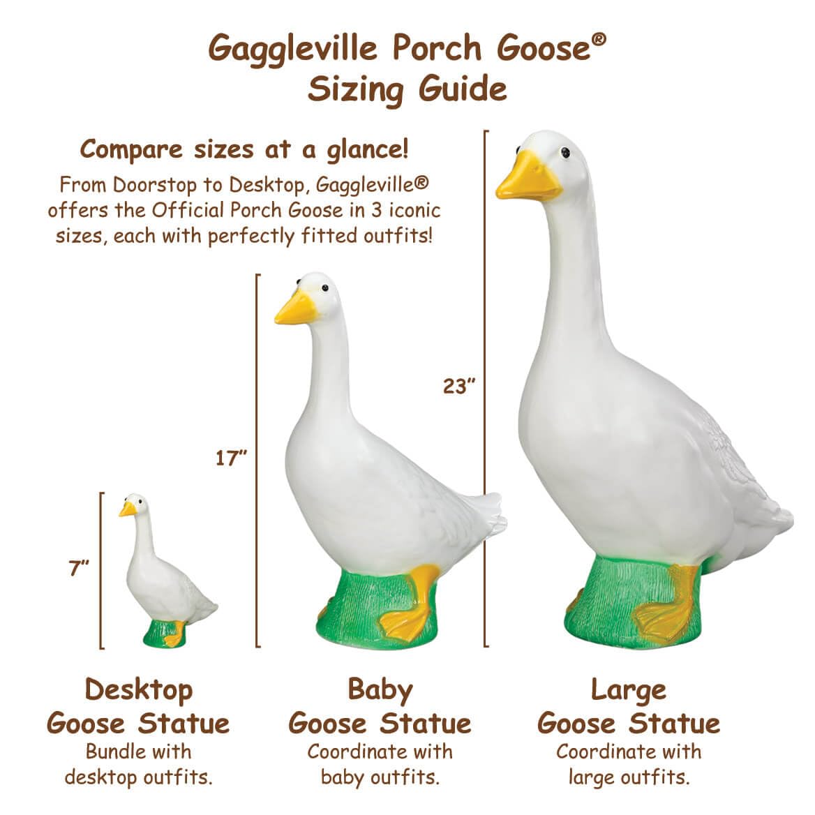 Fox Valley Traders Gaggleville Santa suit outfits the goose for holiday cheer.
