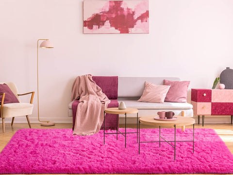 Foxmas easy-clean rug can be wiped clean for simple maintenance