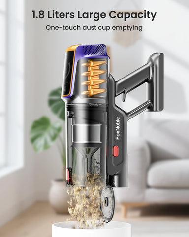 FoxNoble pet-hair suction tackles fur on upholstery and furniture