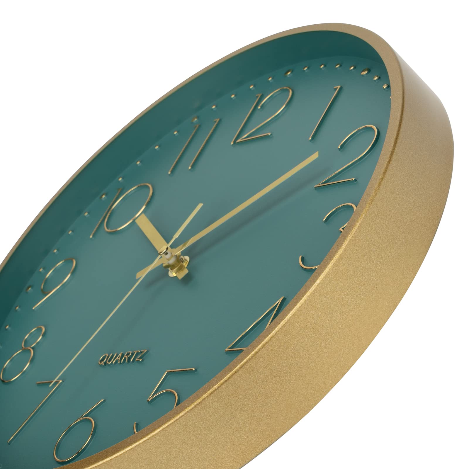 Foxtop clock silent quartz sweep for a peaceful room