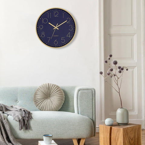 Foxtop clock aluminum frame for durable, lightweight wall décor