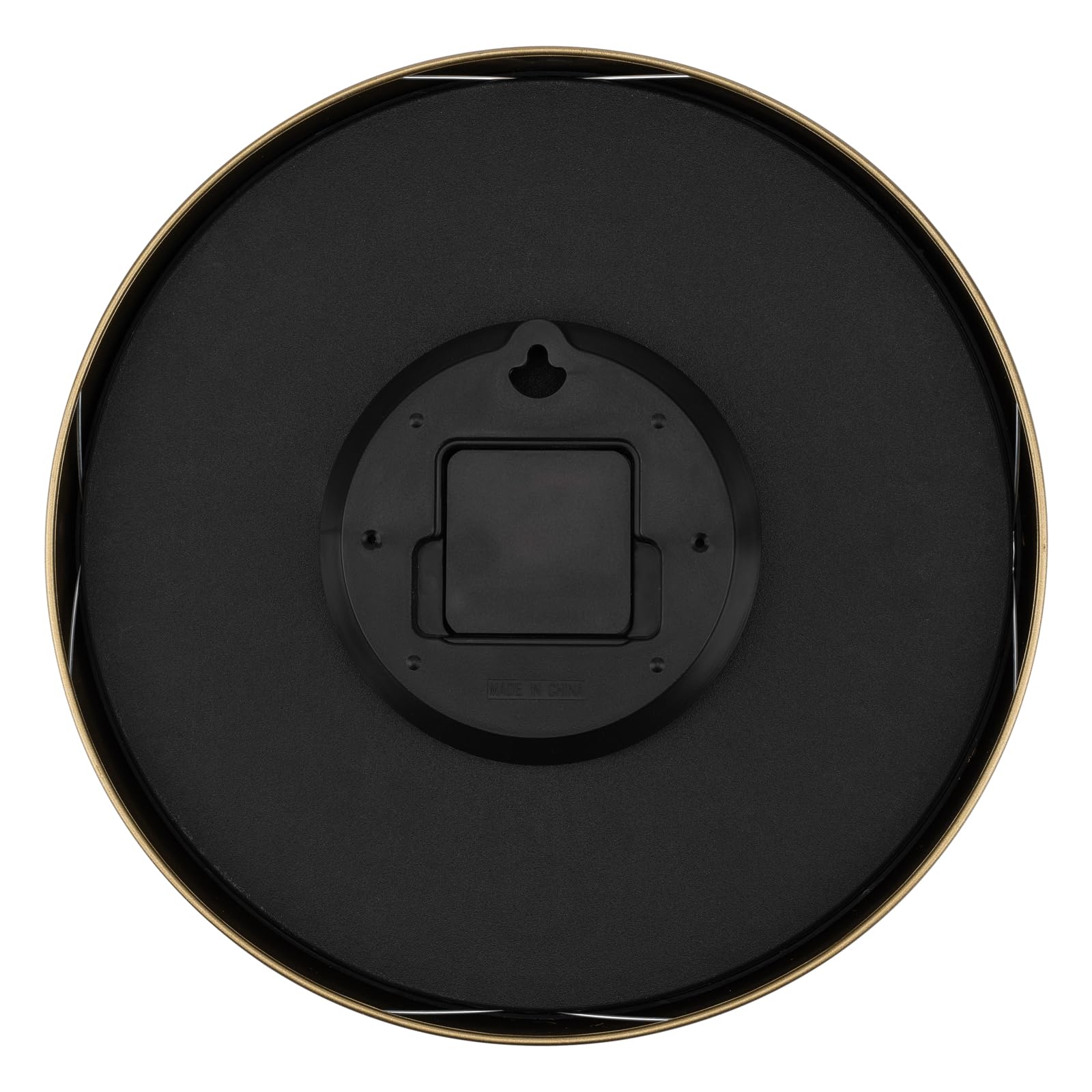 Foxtop modern wall clock enhances living room decor