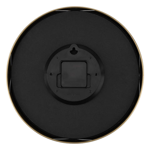 Foxtop modern wall clock enhances living room decor