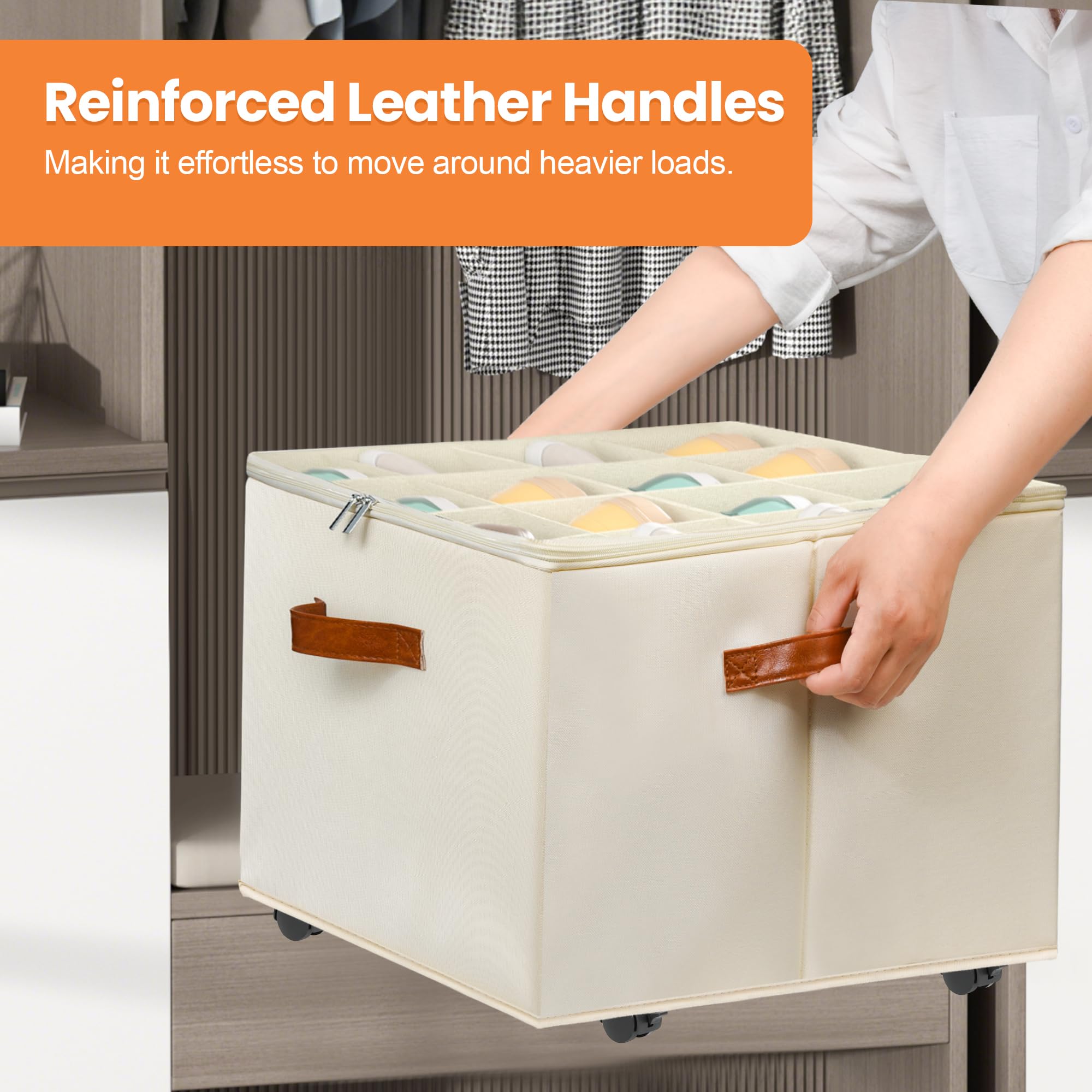 Foyego clear cover provides quick visibility and dust protection.