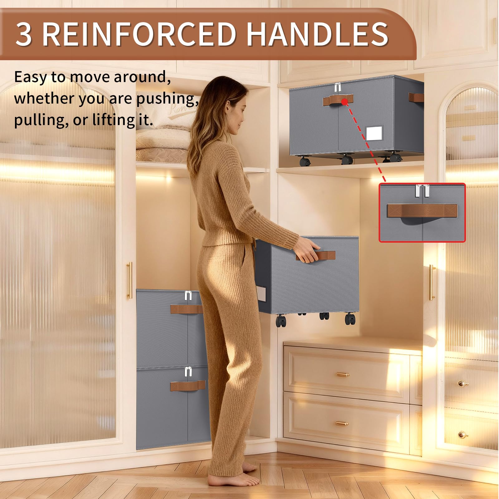 Foyego foldable and stackable design saves space when not in use