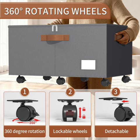 Foyego box with transparent cover for quick access and dust protection