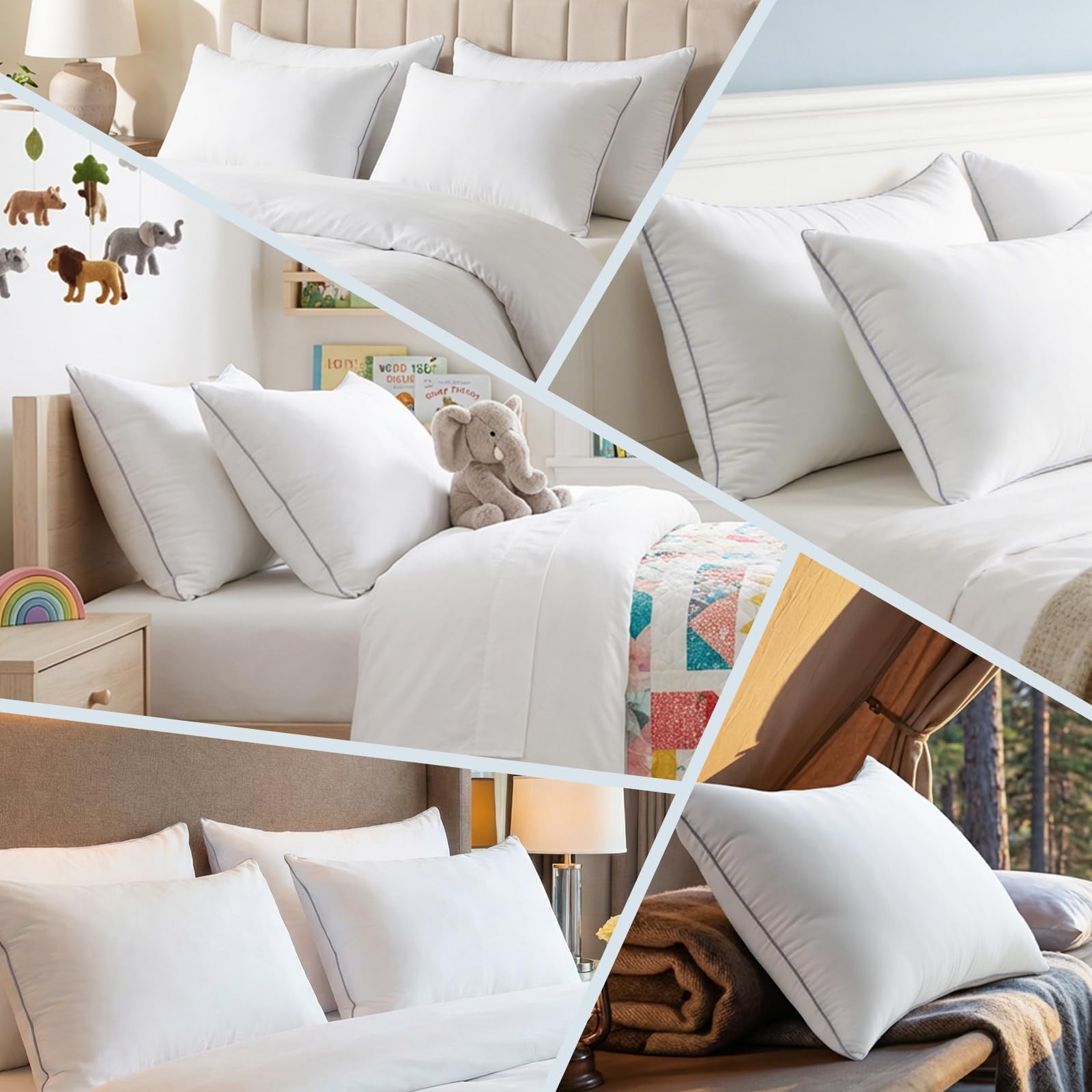 FP FLEXPEDIC cloud-soft pillows elevate nightly routine.