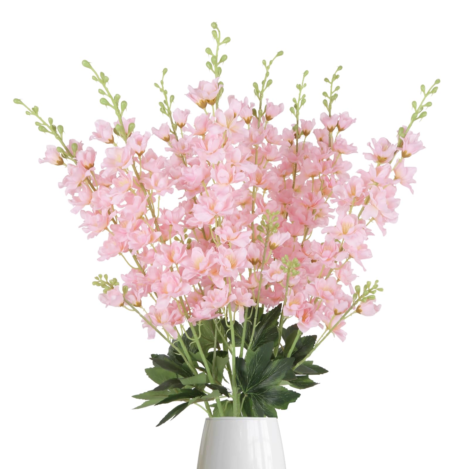 Fqueelvys delphinium flowers, 86 cm tall, pink, ideal for dramatic wedding centerpieces.