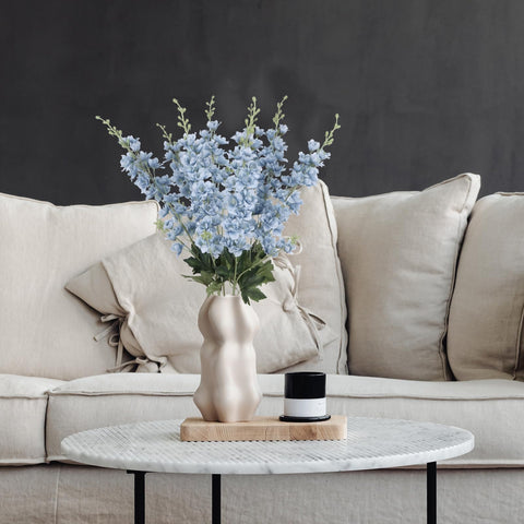 Fqueelvys 8-piece delphinium set used in a refined event display