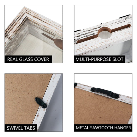 FramePro wall display uses two sawtooth hangers for space-saving setup