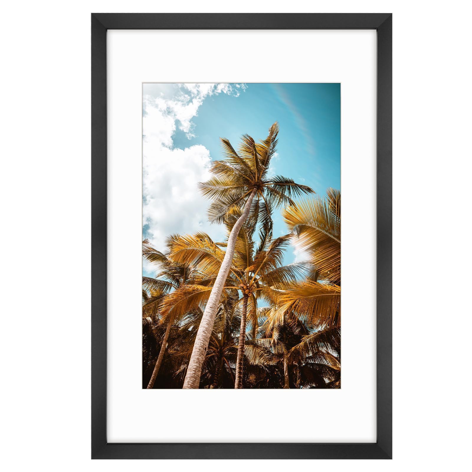 Frametory 16x24 frame with mat for a 12x18 photo for wall display