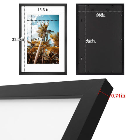 Frametory black molding frame with sleek finish