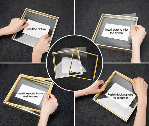 Frametory DIY art and photos in frame for personalized gifts.