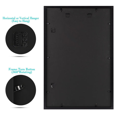 Frametory back clips for easy photo loading