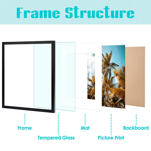 Frametory wide black molding design for a modern touch