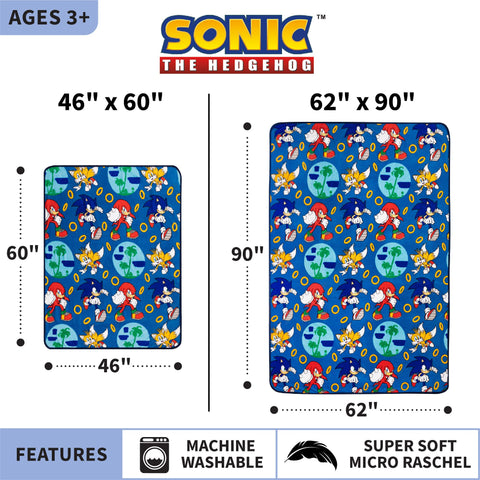 Franco 62x90 blanket sized for beds or couch cuddles.