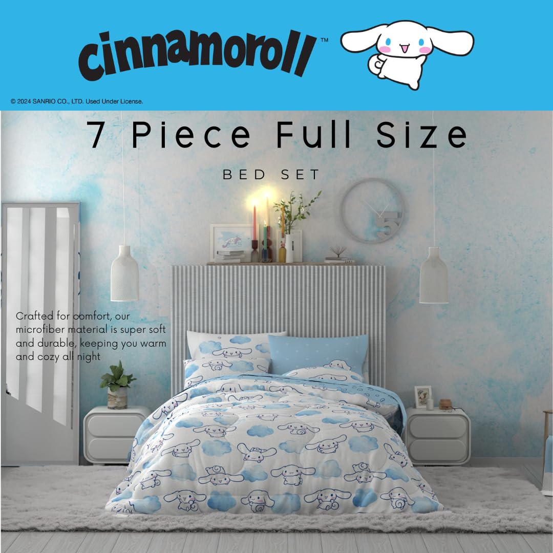 Franco seven-piece full-size bed set designed for complete makeover.