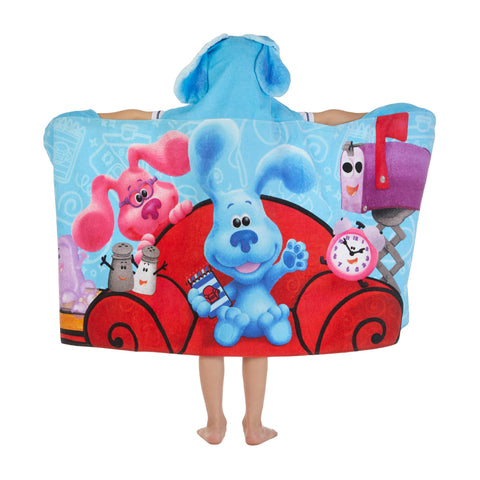 Franco Blues Clues towel features character design across the fabric
